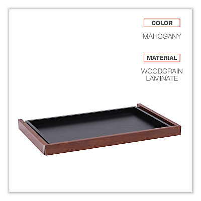 Alera Valencia Series Center Drawer, Laminate, 24.5w x 15d x 2h, Medium Cherry (ALEVA312414MC)