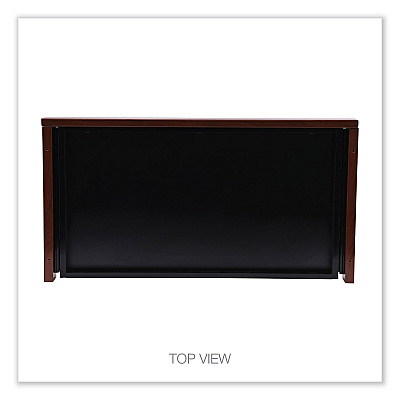Alera Valencia Series Center Drawer, Laminate, 24.5w x 15d x 2h, Medium Cherry (ALEVA312414MC)