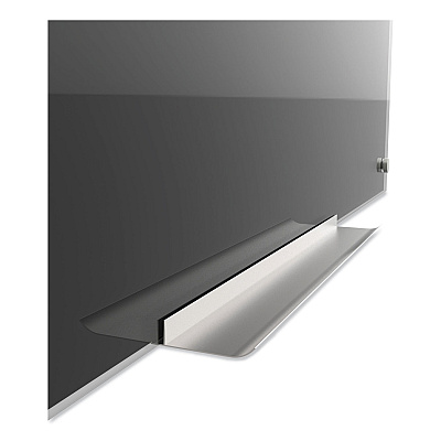 U Brands Black Glass Dry Erase Board, 35 x 23, Black Surface (UBR170U0001)