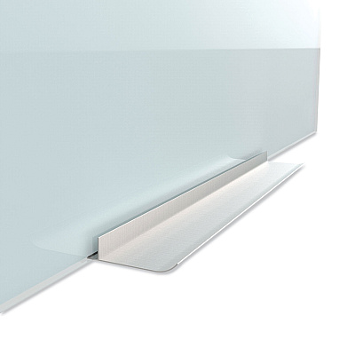 U Brands Glass Dry Erase Board, 96 x 47, White Surface (UBR4148U0001)