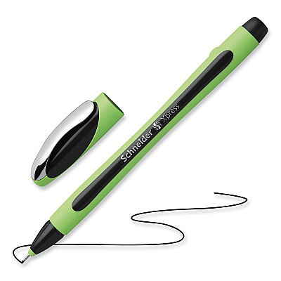 Schneider Xpress Fineliner Porous Point Pen, Stick, Medium 0.8 mm, Assorted Ink and Barrel Colors, 3/Pack (RED190093)