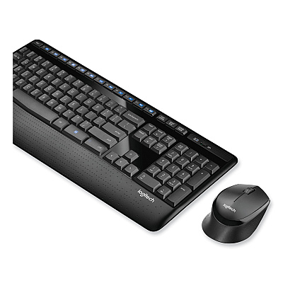 Logitech MK345 Wireless Combo, 2.4 GHz Frequency/30 ft Wireless Range, Black (LOG920006481)