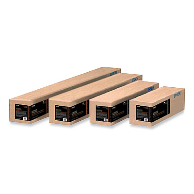 Epson Exhibition Fiber Paper Roll, 12 mil, 24" x 50 ft, Glossy White (EPSS045189)