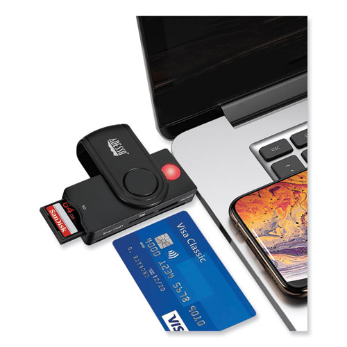 Adesso SCR-200 Smart Card Reader, USB
