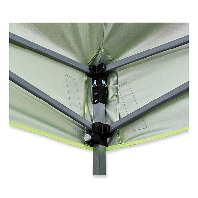 ergodyne Shax 6015 Heavy-Duty Pop-Up Tent, Single Skin, 10 ft x 20 ft, Polyester/Steel, Lime (EGO12915)