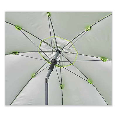 ergodyne Shax 6100 Lightweight Work Umbrella, 90" Span, 92.4" Long, Lime Canopy (EGO12967)