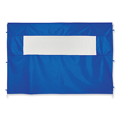 ergodyne Shax 6092 Pop-Up Tent Sidewall with Mesh Window, Single Skin, 10 ft x 10 ft, Polyester, Blue (EGO12987)