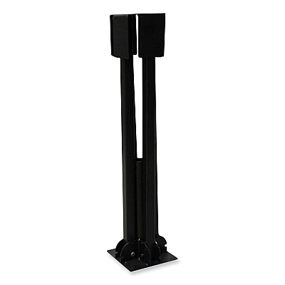 ergodyne Shax 6190 Umbrella Stand, 1.65" Cylinder with Set Screw Clamp, Metal, 48 x 48 x 10, Black (EGO12990)