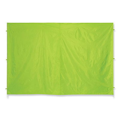 ergodyne Shax 6098 Pop-Up Tent Sidewall, Single Skin, 10 ft x 10 ft, Polyester, Lime (EGO12998)