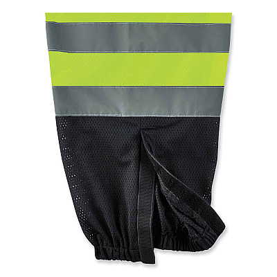 ergodyne GloWear 8910BK Class E Hi-Vis Pants with Black Bottom, Polyester, Small/Medium, Lime (EGO23953)
