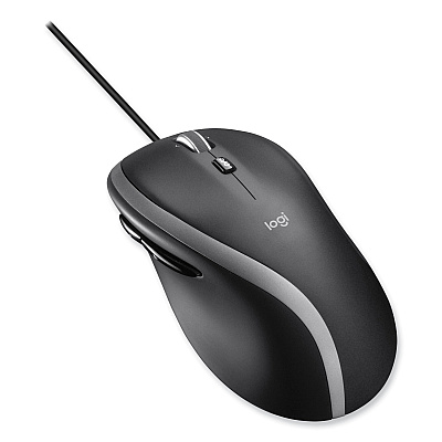 Logitech Advanced Corded Mouse M500s, USB, Right Hand Use, Black (LOG910005783)
