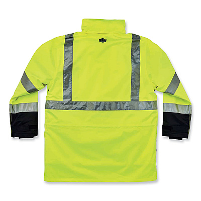 ergodyne GloWear 8388 Class 3/2 Hi-Vis Thermal Jacket Kit, Large, Lime (EGO25534)
