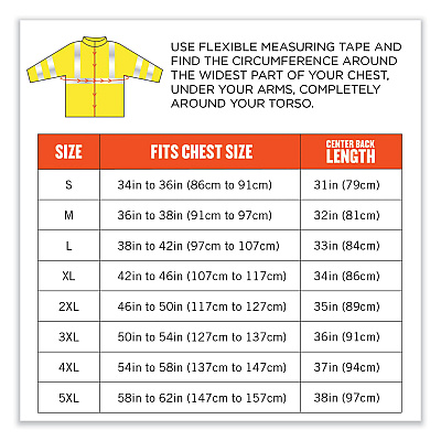 ergodyne GloWear 8384 Class 3 Hi-Vis Quilted Thermal Parka, Large, Lime (EGO25564)