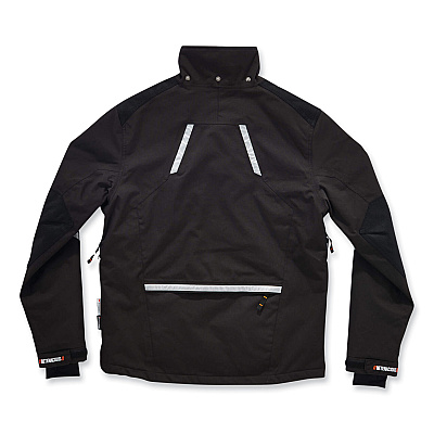 ergodyne N-Ferno 6466 Thermal Jacket with 500D Nylon Shell, Small, Black (EGO41112)