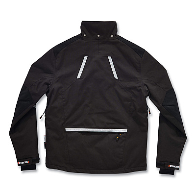 ergodyne N-Ferno 6466 Thermal Jacket with 500D Nylon Shell, 4X-Large, Black (EGO41118)