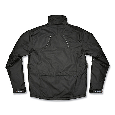 ergodyne N-Ferno 6467 Winter Work Jacket with 300D Polyester Shell, 3X-Large, Black (EGO41127)