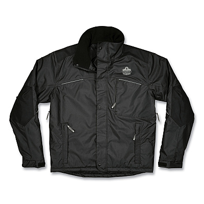 ergodyne N-Ferno 6467 Winter Work Jacket with 300D Polyester Shell, 3X-Large, Black (EGO41127)