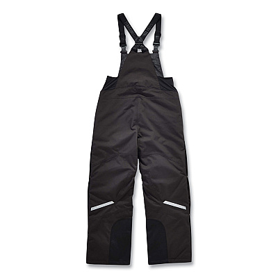 ergodyne N-Ferno 6471 Thermal Bibs with 500D Nylon Shell, Small, Black (EGO41212)