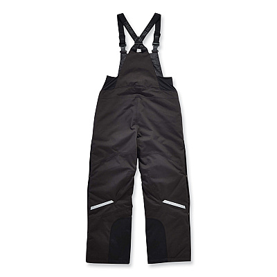 ergodyne N-Ferno 6471 Thermal Bibs with 500D Nylon Shell, 4X-Large, Black (EGO41218)