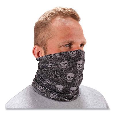 ergodyne Chill-Its 6485 Multi-Band, Polyester, One Size Fits Most, Skulls (EGO42112)