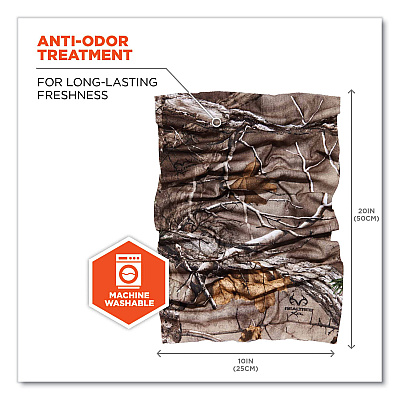 ergodyne Chill-Its 6485 Multi-Band, Polyester, One Size Fits Most, Realtree Xtra (EGO42113)