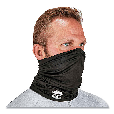 ergodyne Chill-Its 6487 Cooling Performance Knit Multi-Band, Polyester/Spandex, One Size Fits Most, Black (EGO42126)