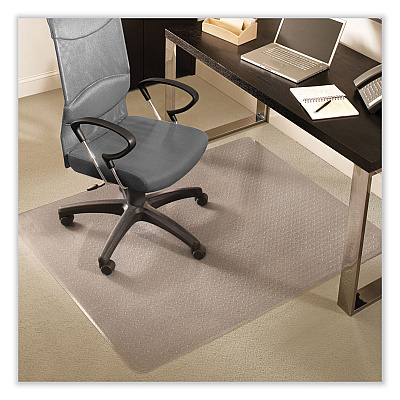 ES Robbins EverLife Chair Mat for Medium Pile Carpet, 36 x 48, Clear (ESR122081)