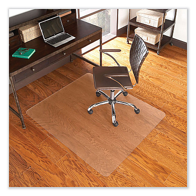ES Robbins EverLife Chair Mat for Hard Floors, Heavy Use, Rectangular, 36 x 48, Clear (ESR132031)