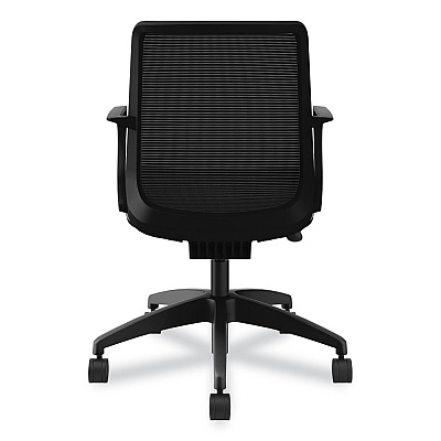 HON Cliq Office Chair, Supports Up to 300 lb, 17" to 22" Seat Height, Basalt Seat, Black Back, Black Base (HONCLQIMAPX25T)
