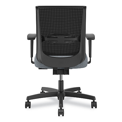 HON Convergence Mid-Back Task Chair, Supports Up to 275 lb, 16.5" to 21" Seat Height, Basalt Seat, Black Back, Black Frame (HONCMY1AAPX25)
