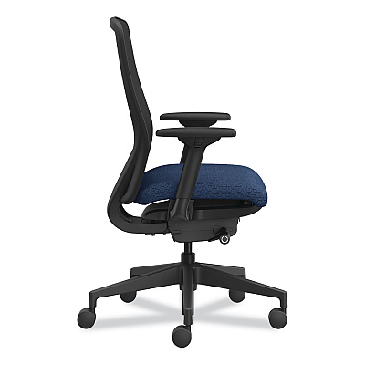 HON Nucleus Series Recharge Task Chair, Up to 300lb, 16.63" to 21.13" Seat Ht, Navy Seat, Black Back/Base (HONNR12SAMP13BT)