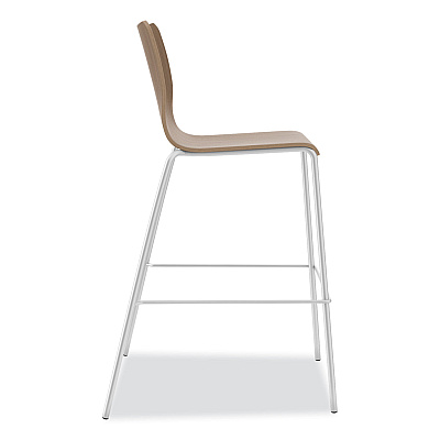 HON Ruck Laminate Task Stool, Supports up to 300 lb, 30" Seat Height, Pinnacle Seat/Base, Silver Frame (HONRUCK5LPINCP8)