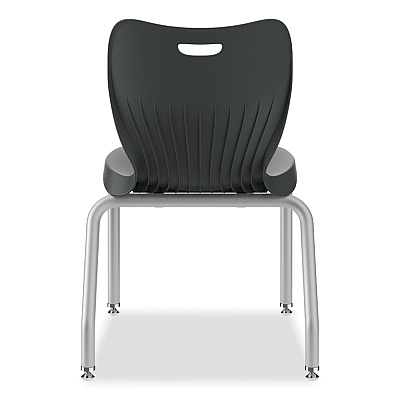 HON SmartLink Four-Leg Chair, Supports Up to 275 lb, 16" Seat Height, Lava Seat, Lave Back, Platinum Base, 4/Carton (HONSL4L16ELAP)