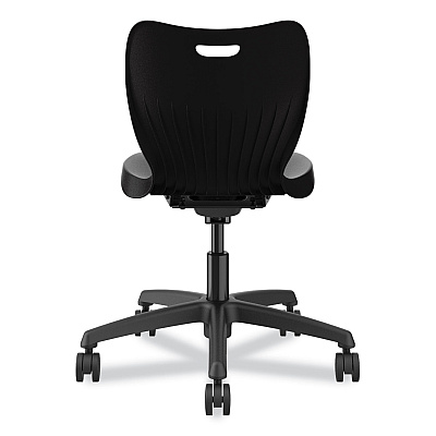 HON SmartLink Task Chair, Supports Up to 275 lb, 34.75" Seat Height, Onyx Seat, Onyx Back, Black Base (HONSSTK18BHLON)