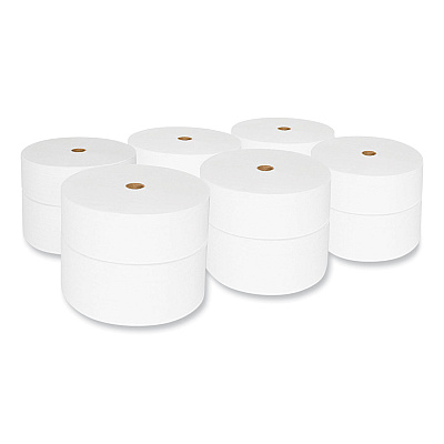 Morcon Tissue Small Core Bath Tissue, Septic Safe, 2-Ply, White, 1,200 Sheets/Roll, 12 Rolls/Carton (MORVT1200)