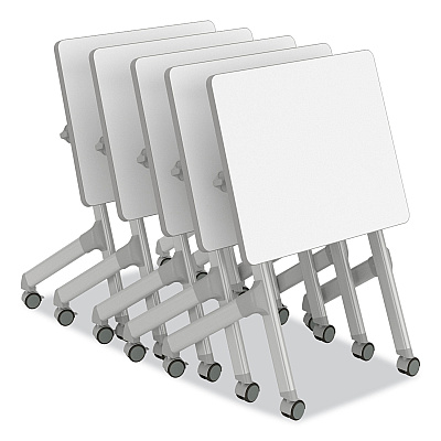 Safco Learn Nesting Rectangle Desk, 28" x 22.25" x 29.5", Dry Erase (SAF1227DE)