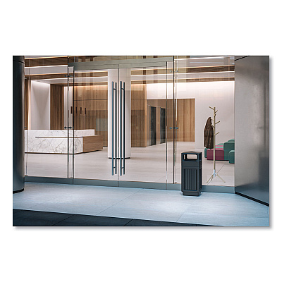 Safco Resi Standing Coat Tree, 6 Hook, 17.25w x 17.25d x 69.5h, White (SAF4265WH)