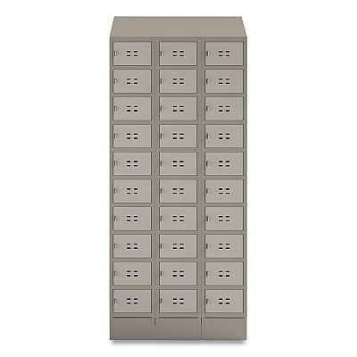 Safco Triple Sloped Metal Locker Hood Addition, 36w x 18d x 6h, Tan (SAF5518TN)