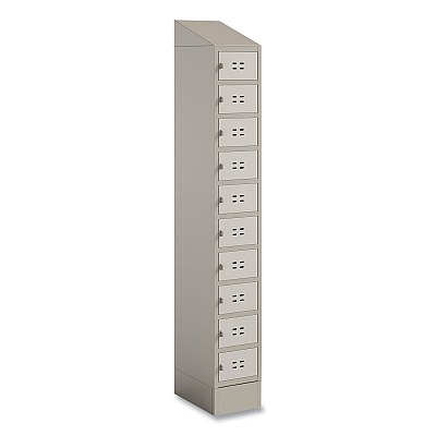 Safco Single Continuous Metal Locker Base Addition, 11.7w x 16d x 5.75h, Tan (SAF5519TN)