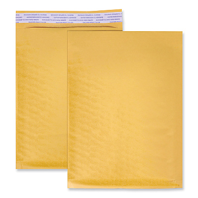 Universal Peel Seal Strip Cushioned Mailer, #0, Extension Flap, Self-Adhesive Closure, 6 x 10, 25/Carton (UNV4087874)