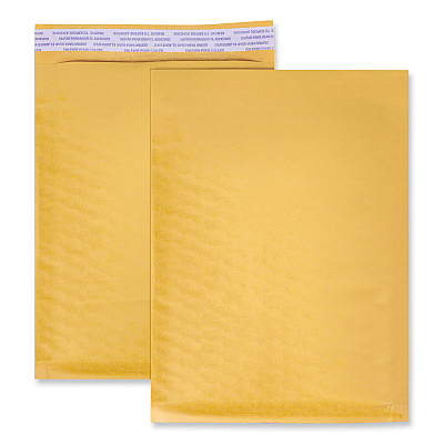 Universal Peel Seal Strip Cushioned Mailer, #5, Extension Flap, Self-Adhesive Closure, 10.5 x 16, 25/Carton (UNV4087879)