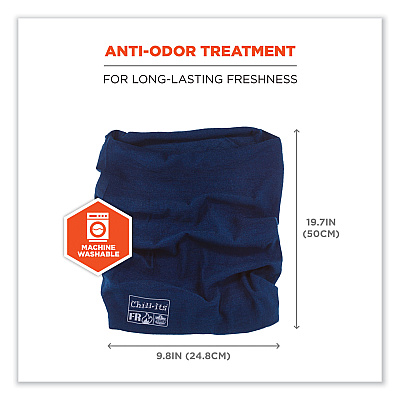 ergodyne Chill-Its 6486 FR Multi-Band, Nomex, One Size Fits Most, Navy (EGO42201)