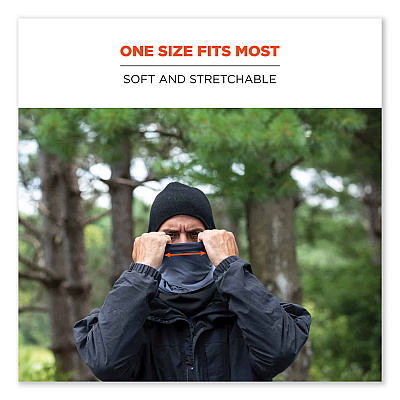 ergodyne N-Ferno 6492 2-Piece Thermal Fleece + Poly Multi-Band, One Size Fits Most, Lime (EGO42330)