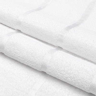 Las Rayas Beach Towel 30x60 White, Pack Of 4 (P-BT-HS3060-WH)