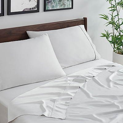 Aston & Arden Bamboo Sheet Set Cali-king Grey, 4 Piece Set (P-SS-BBCALKGGY)