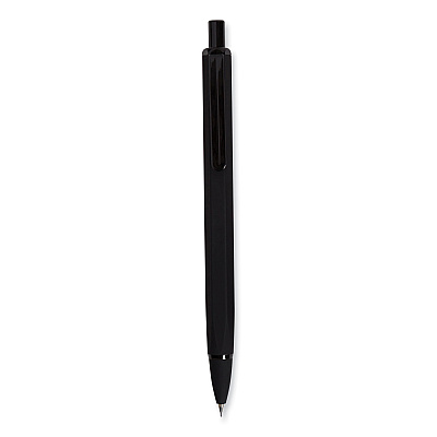 U Brands Cambria Soft Touch Mechanical Pencil, 0.7 mm, HB (#2), Black Lead, Black Barrel, 12/Pack (UBR5008U0124)