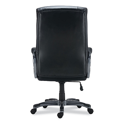 Alera Egino Big and Tall Chair, Supports Up to 400 lb, Black Seat/Back, Black Base (ALEEG44B19)
