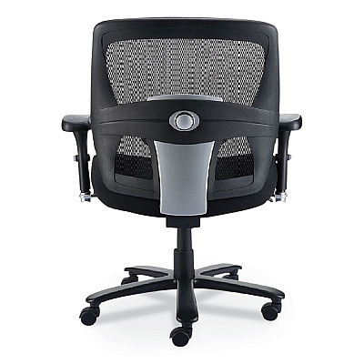 Alera Faseny Series Big and Tall Manager Chair, Supports Up to 400 lbs, 17.48" to 21.73" Seat Height, Black Seat/Back/Base (ALEFN44B14)