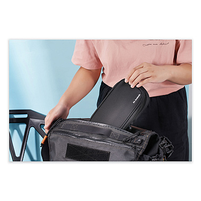 Bostitch It's Academic Locking Pencil Case, 2 Compartments, 4.75" x 2.5" x 2.5", Black, 2/Pack (24371BK2PK)
