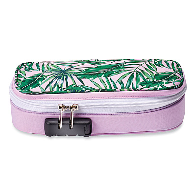 Bostitch It's Academic Locking Pencil Case, 2 Compartments, 4.75" x 2.5" x 2.5", Assorted Colors, 2/Pack (24371PMBL2PK)